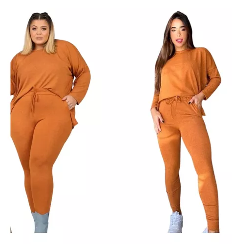 Conjunto Camiseta E Calça Jogger Plus Size Gg E Xg Listras