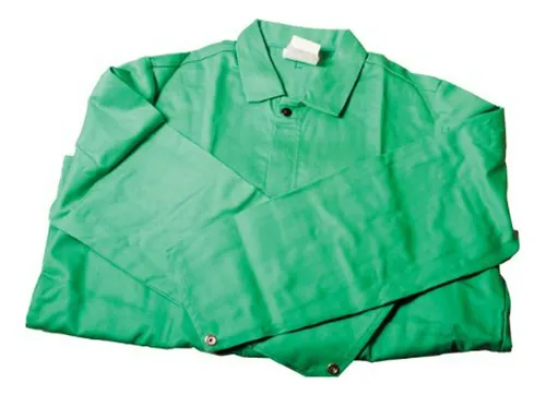 Chaqueta De Soldador Shark Verde Sateen Talla L
