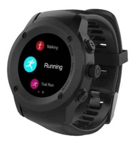 Imagen 2 de 2 de Smartwatch Ghia Draco 1.3" caja negra, malla negra y bisel negro GAC-140