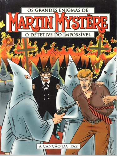 Martin Mystère N° 17 - 2ª Série - A Canção Da Paz - 100 Páginas - Em Português - Editora Mythos - Formato 16 X 21 - Capa Mole - 2020 - Bonellihq - C23