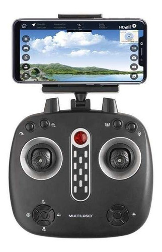 Drone Hawk Alcance De 150 Metros Preto Multilaser - Es257
