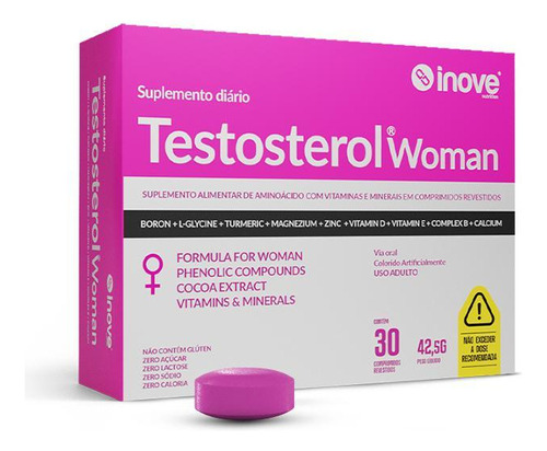 Testosterol Woman Inove Nutrition 30 Comp.