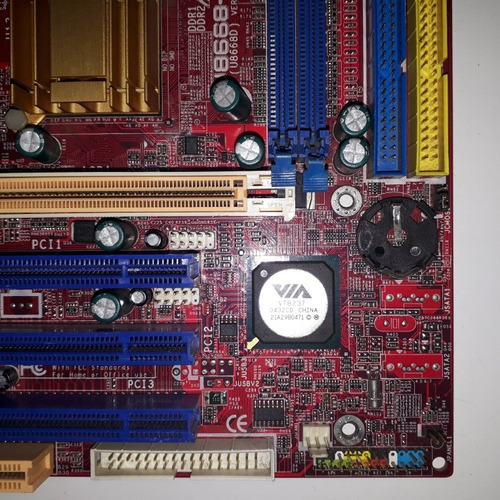 Motherboard Biostar U8668-d Ver 7.a Se Prende Solo