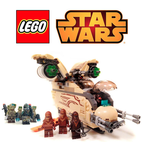 Wookie Gunship Lego Star Wars 75084 + 6 Kashyyyk Troopers!