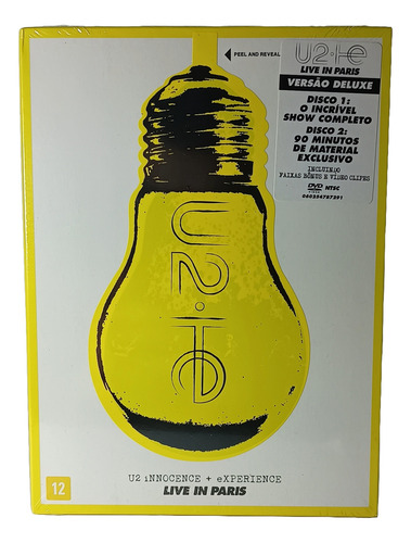 U2 - Innocence + Experience Live In Paris ( Dvd Duplo Nac. )