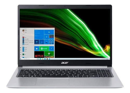 Imagem 1 de 5 de Notebook Acer Aspire 5 A515-54 prata 15.6", Intel Core i3 10110U  4GB de RAM 256GB SSD, Intel UHD Graphics 620 1920x1080px Windows 10