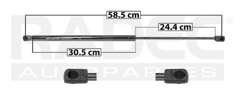 Amortiguador Cofre Renault Duster 2010-2015 