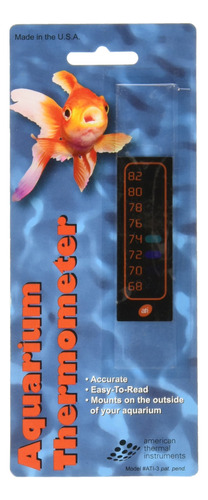 Amer Thermal Instruments Termometro Vertical Para Acuario De