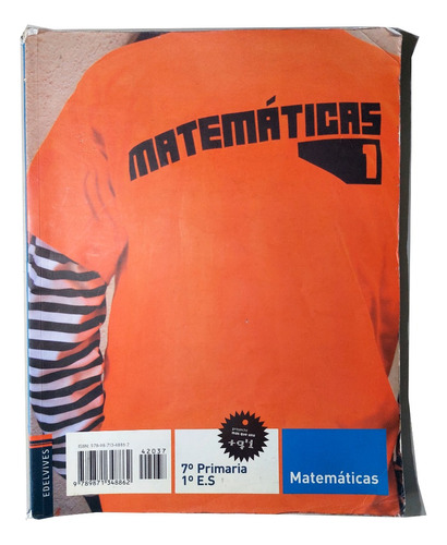 Matematicas 1 7° Primaria 1° E.s.m - Mas Que Uno