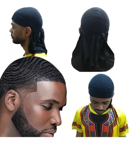 Touca Durag Original 360 Waves Hip Hop Touca Waves Bandana Touca Durag  Waves Várias Cores Protege Cabelo - Odin - A loja do Barbeiro