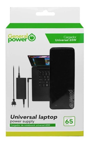 Cargador Universal General Power Para Pc, Laptop De 65w