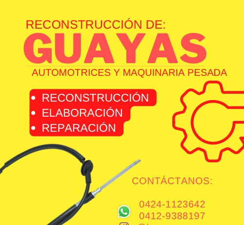 Reconstrucción Y/o Reparación De Guayas Automotrices 