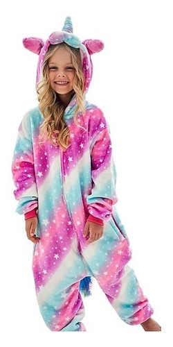 Pijama Y Disfraz Unicornio De Estrellas Niña Y Adulto