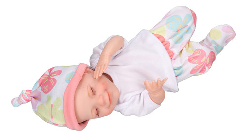 Boneca Infantil Lifelike Baby, 12 Polegadas, Silicone Macio,