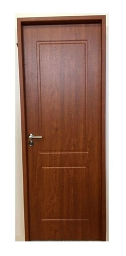 Puerta Interior De Mdf Con Laminado De Pvc Marron