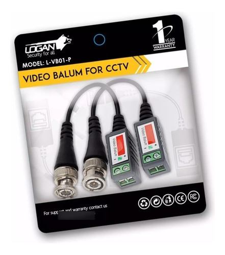 Balunes Para Camaras Seguridad Video Par Logan Cctc Easybuy