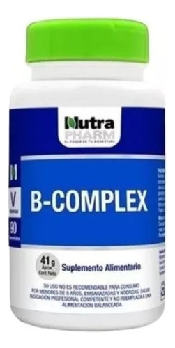 B-complex 90 Comprimidos Nutrapharm