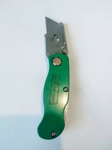 Navaja Plegable Fast Back Incluye 5 Navajas Taller Camping