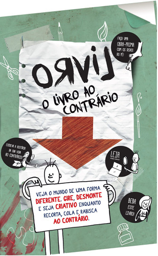 Orvil: o livro ao contrário, de Berrow, G. M. Série Diários Ciranda Cultural Editora E Distribuidora Ltda., capa mole em português, 2015