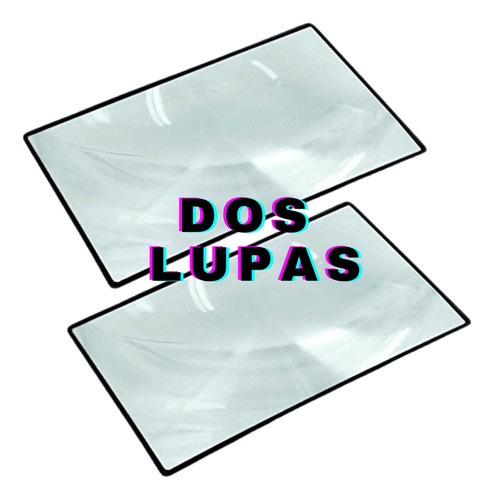 Lupa De Lectura 3x Plana Flexible Ultraliviana Mediana