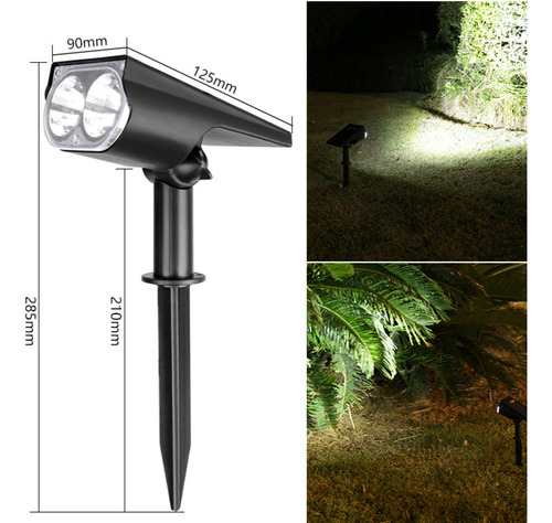 Lámpara De Césped Con Luz Solar, Amplio Rango De Luz, Buen E