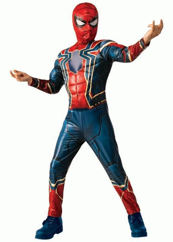 Disfraz Talla Small Para Niño De Iron Spiderman Marvel