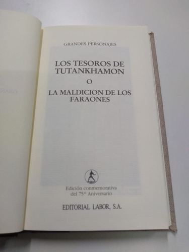 Los Tesoros De Tutankhamon Ed Labor Libreria Merlin