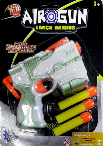 Air Gun Bang Arma Lança Dardos - Diverhobby