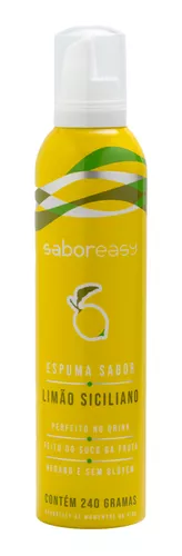 Espuma Sabor Limão Siciliano - Saboreasy - Saboreasy