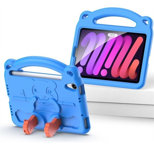 Capa Case Dux Panda Anti Impacto - iPad Mini 6 (2021) Cor Azul