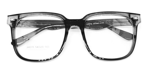 Anteojos Armazón Gafas Unisex Cuadradas Oversize Jh078