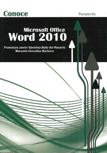 Libro Word 2010 Microsoft Office De Manuela González Barbero