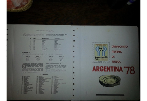 Album Y Sellos+fdc+catálogo Mundial De Futbol Argentina 1978