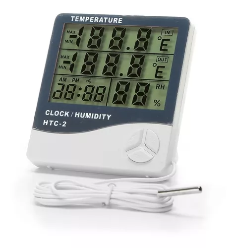 Termohigrómetro Medidor Temperatura y Humedad Doble - Krypical GrowShop