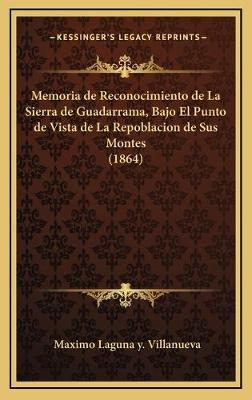 Libro Memoria De Reconocimiento De La Sierra De Guadarram...