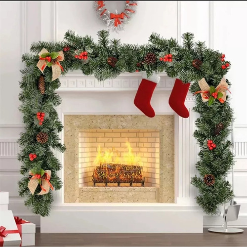 Feite Natal Festão Aramado Cheio Flexivel 270cm 240 Galhos