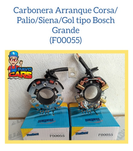 Carbonera Arranque Corsa/palio/siena/gol Tipo Bosch Grande