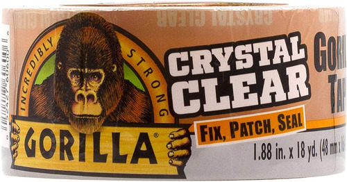 Gorilla Cinta Crystal Clear Tape 48mmx16.4m Original 