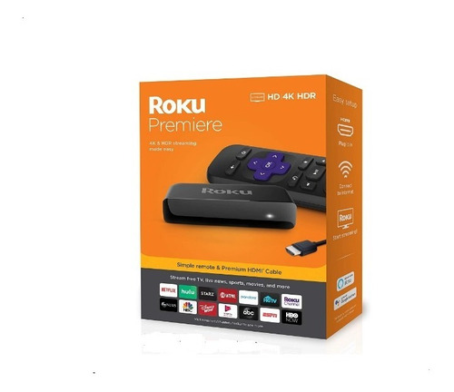 Roku Premiere Streaming Hd 4k Hdr Smart Tv Cable Hdmi Gs