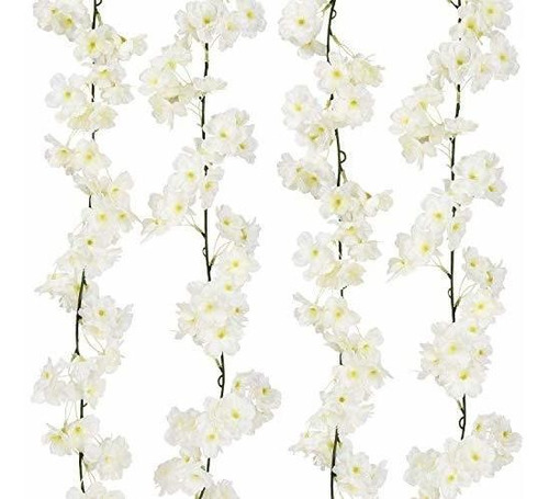 Sunm Boutique Artificial Flor De Cerezo Colgante De Pared Vi