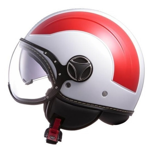 Imagen 3 de 5 de Casco Abierto Momo Avio Pro Italia Visor Solar Desplegable