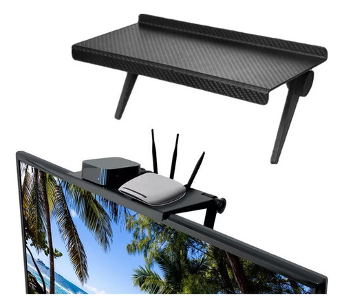 Oraab Soporte Colgante Para Monitor Y Pantalla De 26cm, Organizador Multifuncional Para Escritorio, Base Para Celular, Módem, Antena U Otros Dispositivos Electrónicos