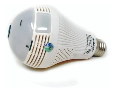 Imagen 4 de 6 de Foco Led Camara Espia Ip 360 Grados Wifi Monitoreo