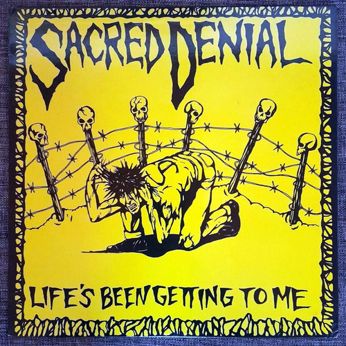 Sacred Denial - Life's Lp Punk Hardcore Noise Napalm Di G123