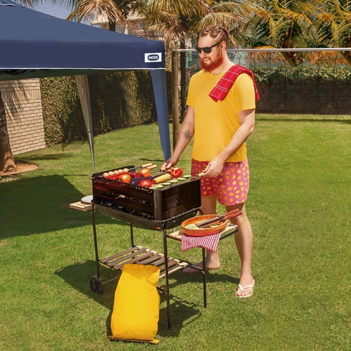 Parrillero Barbacoa Esmaltado Rodeio Leña O Carbón