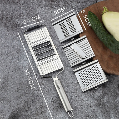 Fatiador De Vegetais Multifuncional Doméstico De 4 Lâminas