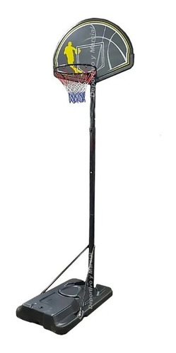 Imagen 2 de 6 de Tablero Aro Pie Jirafa Basquet Ez Life Pvc + Pelota