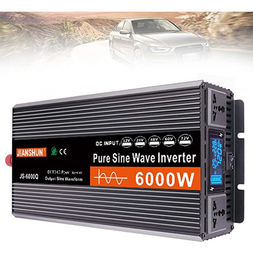 Automotive Convertidor Pure Sine Wave Inverter Dc 12v To