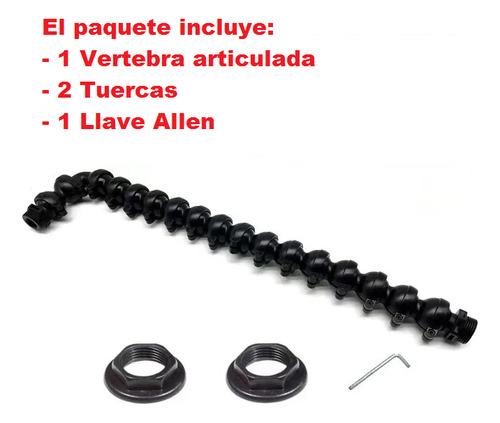Brazo Vertebra Articulada Lampara Sacabollos (no Locline)