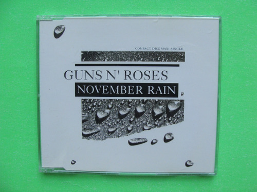 Guns N' Roses - November Rain (cd Single, 1991 Alemania)